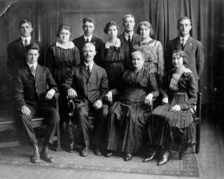 Dennis and Mary Kerber's family - 1920.