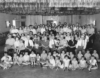 Kerber family reunion held at Riviera Supper Club (1954 or 1955)