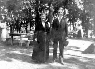 Mrs. Aspden and her brother, John Wood