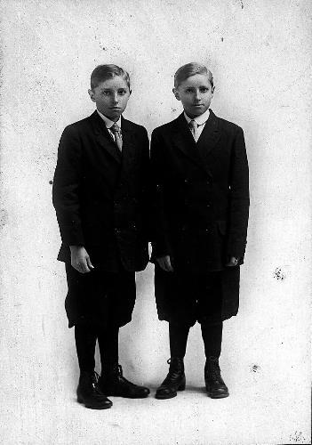 John and Frank Bose; twins born in January of 1902