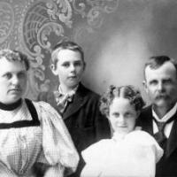 James Aurthur and Miriam (Bennett) Wilson family - circa 1896