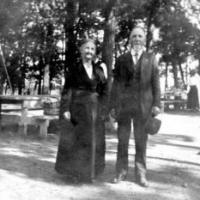 Mrs. Aspden and her brother, John Wood