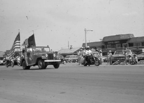 Frontier Days parade  on Main Street  1970