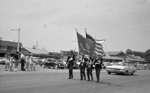 Frontier Days parade on Main Street -  1970