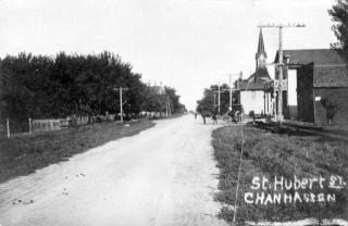 Chanhassen Main Street looking east.  Circa 1910