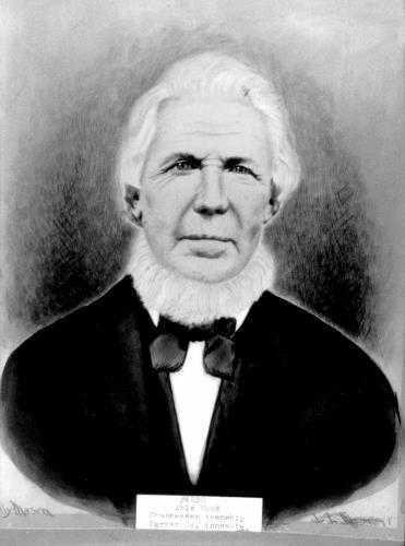 Abel Wood portrait - courtesy of Carver County Historical Society