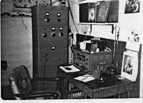 Elmer Kelm's Ham radio - circa unknown