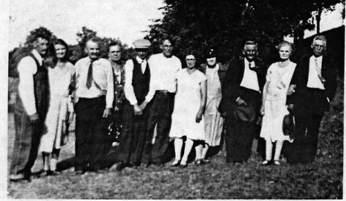 Peter & Elizabeth's Weller's family - 1929