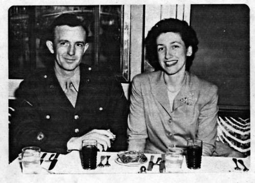 Victor M. and Betty (Davis) Weller's Honeymoon - 1944