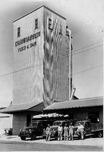 Bongard's Feed and Implement-Case Dealership established in 1948.