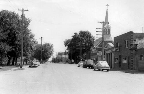 Chanhassen Main Street - circa 1940