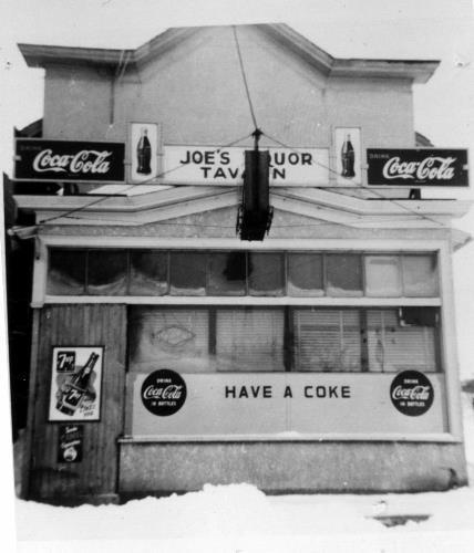 Joe's Tavern located on Main street  - circa 1940's