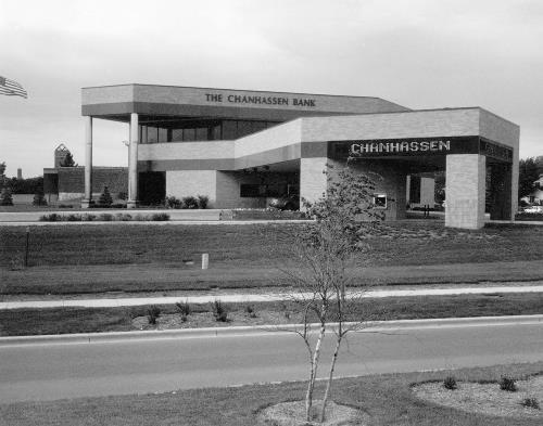 Chanhassen Bank new building 1986 - Main Street