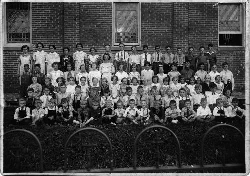 St. Hubert's School - Classmates from all eight grades of school year 1934-1935.