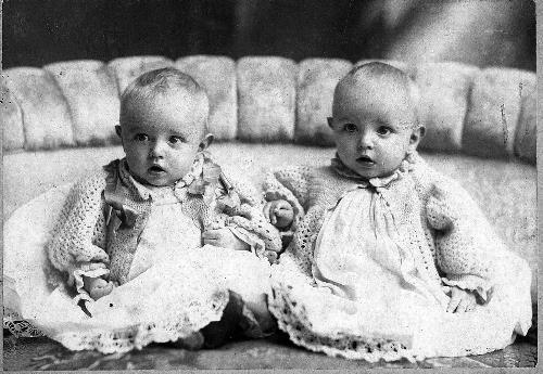 John and Frank Brose; twins born in January of 1902.