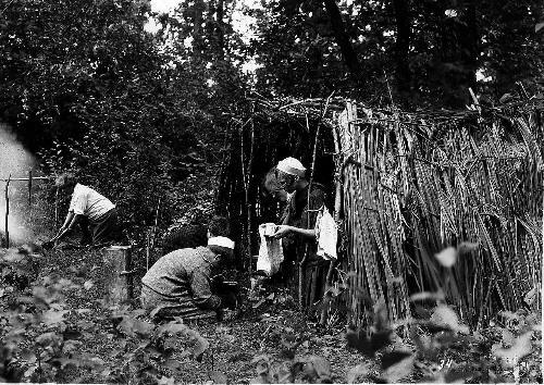 Camping at Camp Tanadoona on Lake Minnewashta - circa unknown