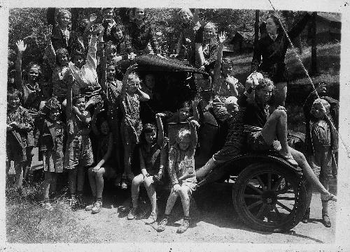 Campers at Camp Tanadoona located on Lake Minnewashta - circa unknown