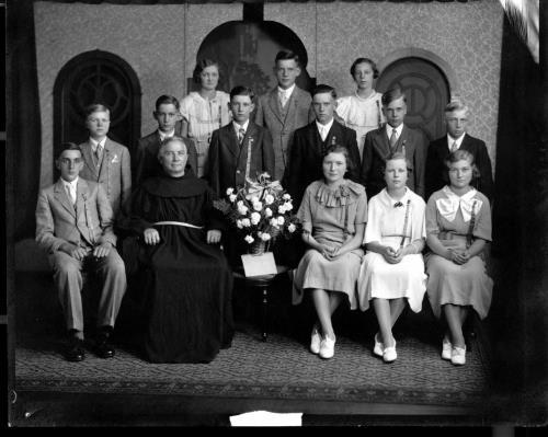 St. Hubert's 8th grad graduation - 1937