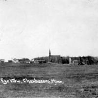 View of Chanhassen from the south.  Circa 1910