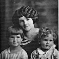 Loretta (Weller)  Kelm with daughter Mickey and son Doug Kelm - 1923