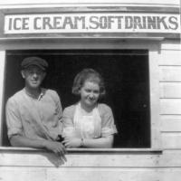 James D. Leach and Margaret Way - 1922.  Leach's Resort Lake Minnewashta