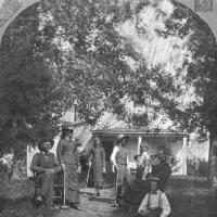 Croquet on Minnewashta Parkway - circa unknown